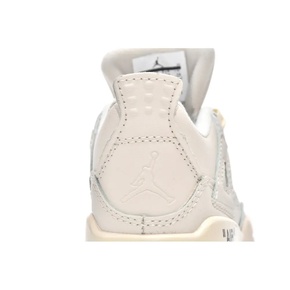 Pkgod Air Jordan 4 Retro Sail (Kids)