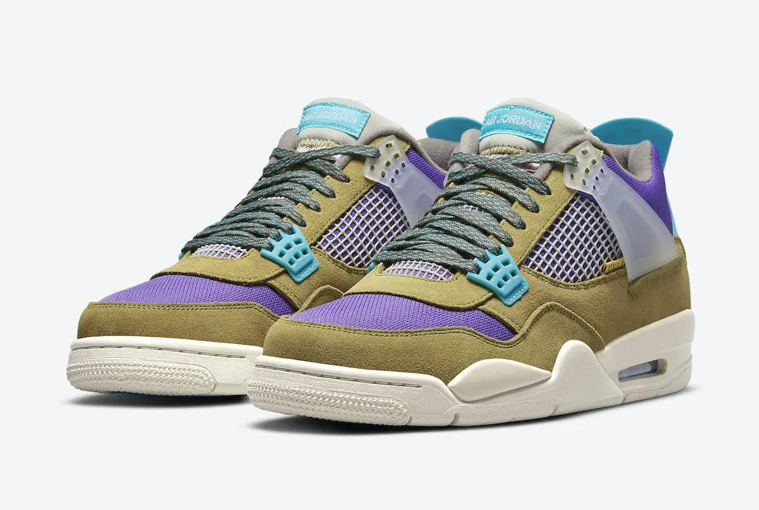 Pkgod Air Jordan 4 Retro SP 30th Anniversary Union Desert Moss