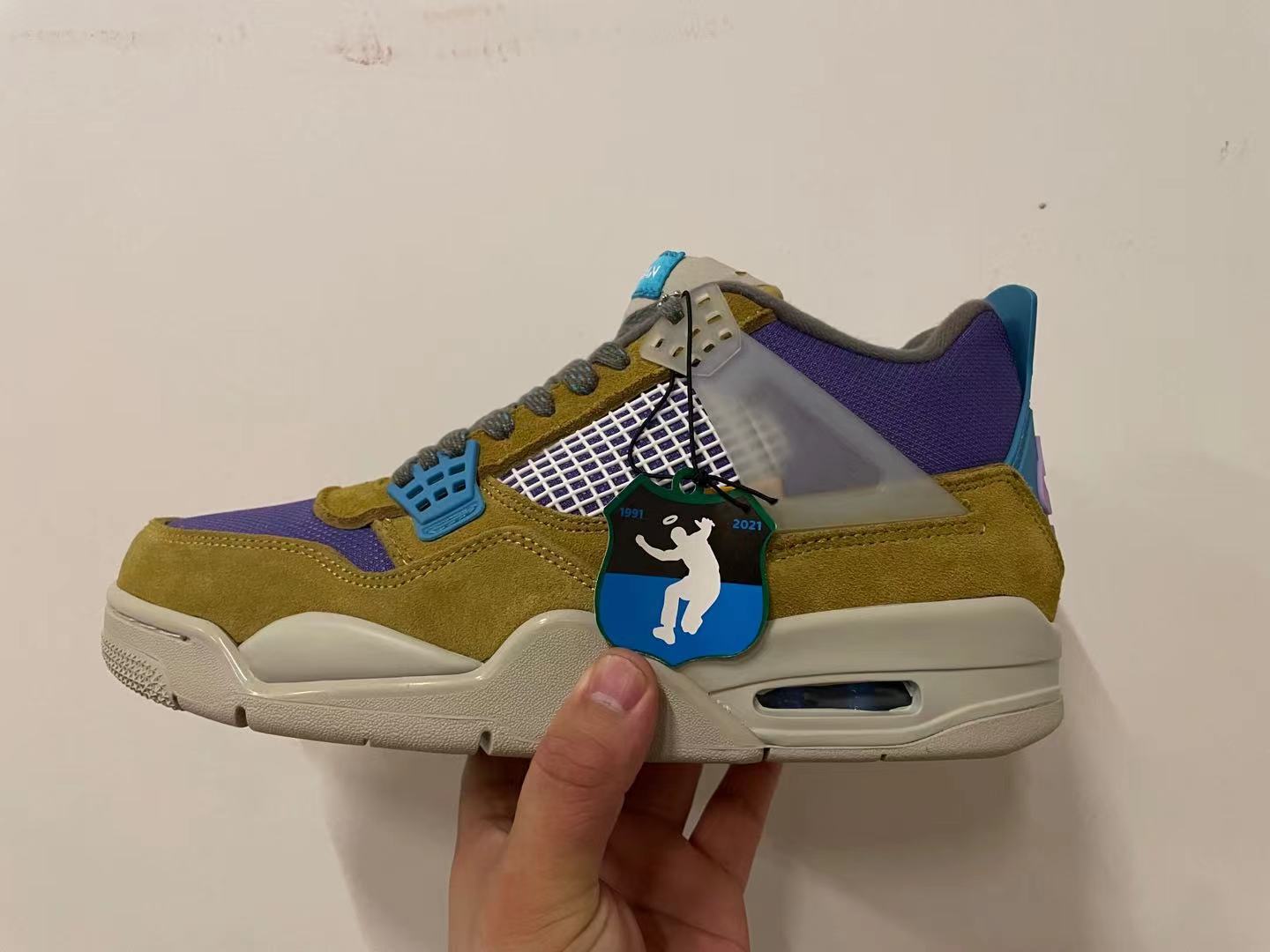 Pkgod Air Jordan 4 Retro SP 30th Anniversary Union Desert Moss