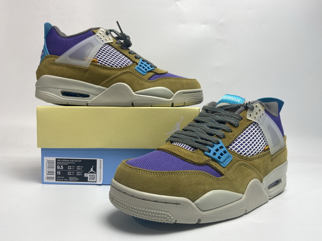 Pkgod Air Jordan 4 Retro SP 30th Anniversary Union Desert Moss
