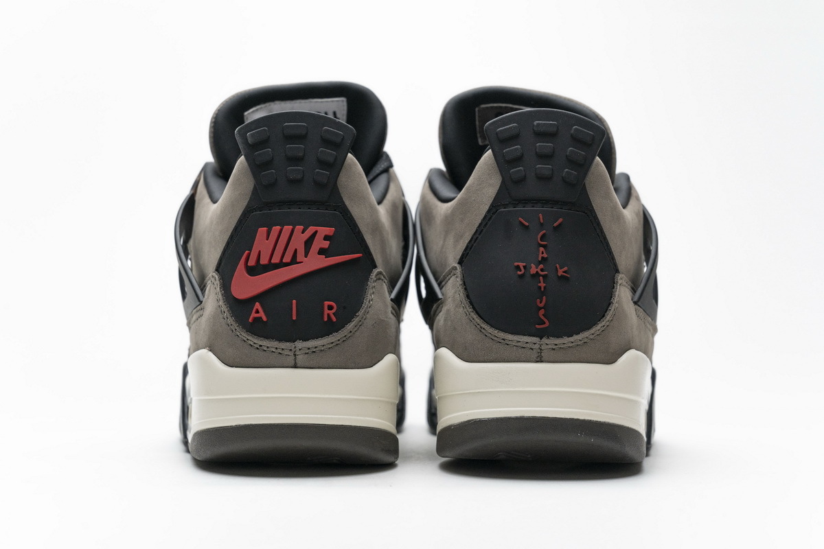 Pkgod Air Jordan 4 Retro Travis Scott Brown