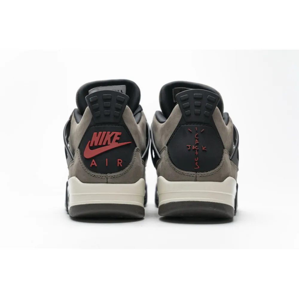 Pkgod Air Jordan 4 Retro Travis Scott Brown