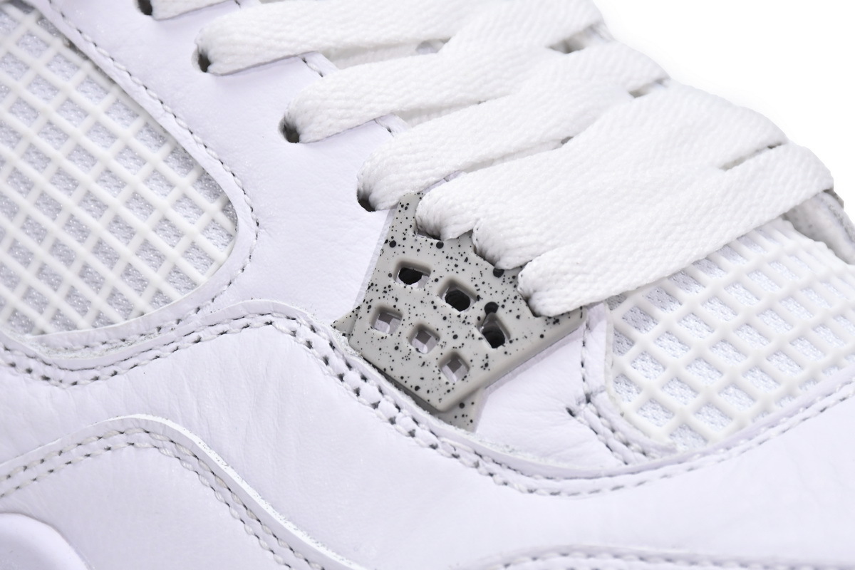  Pkgod Air Jordan 4 Retro White Oreo (2021)  