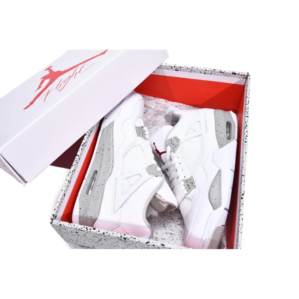  Pkgod Air Jordan 4 Retro White Oreo (2021)