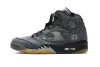 Pkgod Air Jordan 5 Retro Off-White Black