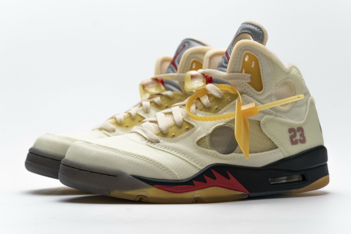  Air Jordan 5 Retro OFF-White Sail DH8565-100