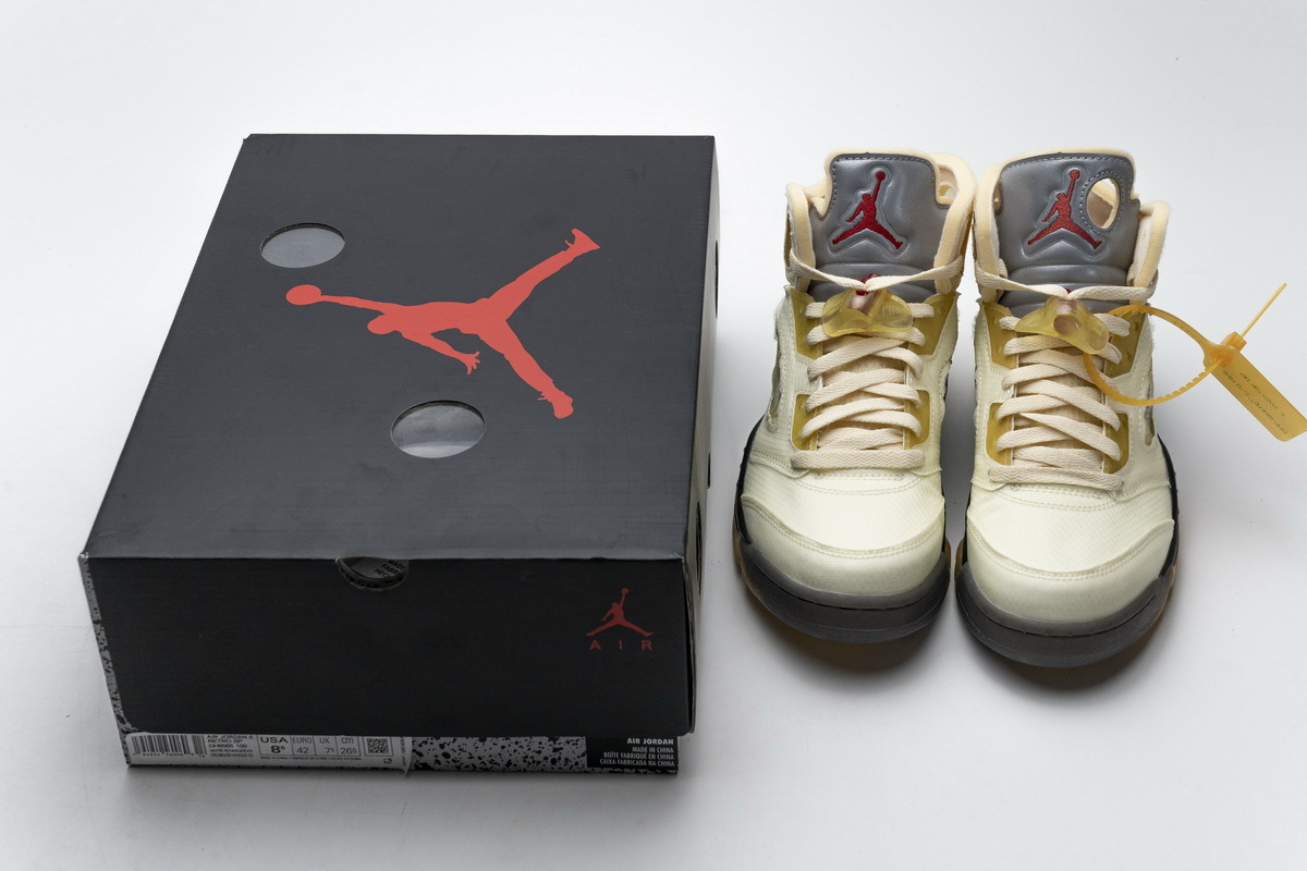  Air Jordan 5 Retro OFF-White Sail DH8565-100
