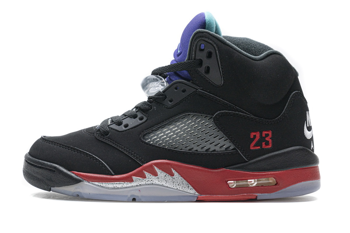    Pkgod Air Jordan 5 Retro Top 3 Black