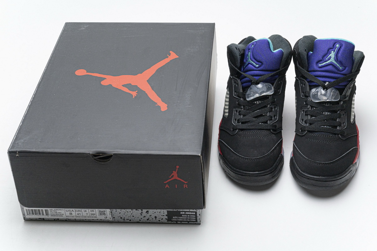   Pkgod Air Jordan 5 Retro Top 3 Black