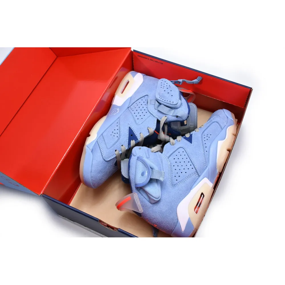 Pkgod Air Jordan 6 North Carolina Blue