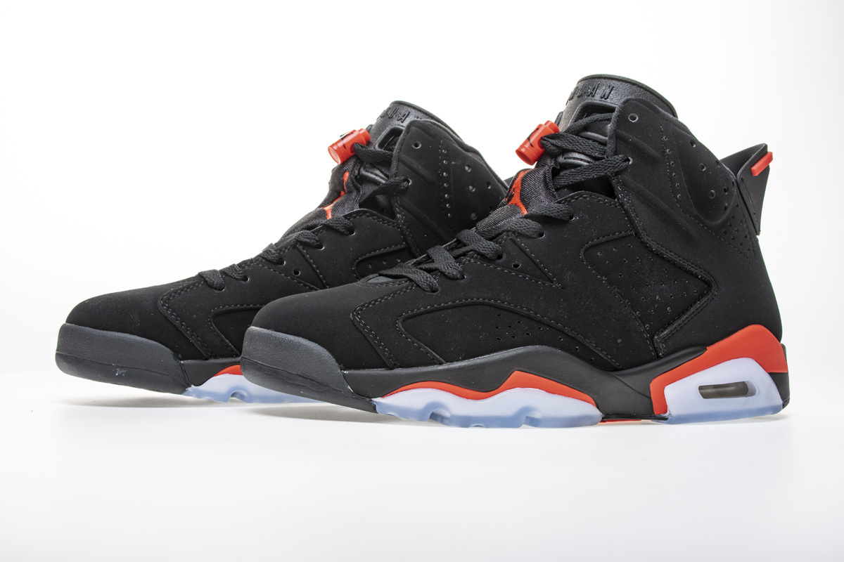  Air Jordan 6 Retro Black Infrared 384664-060