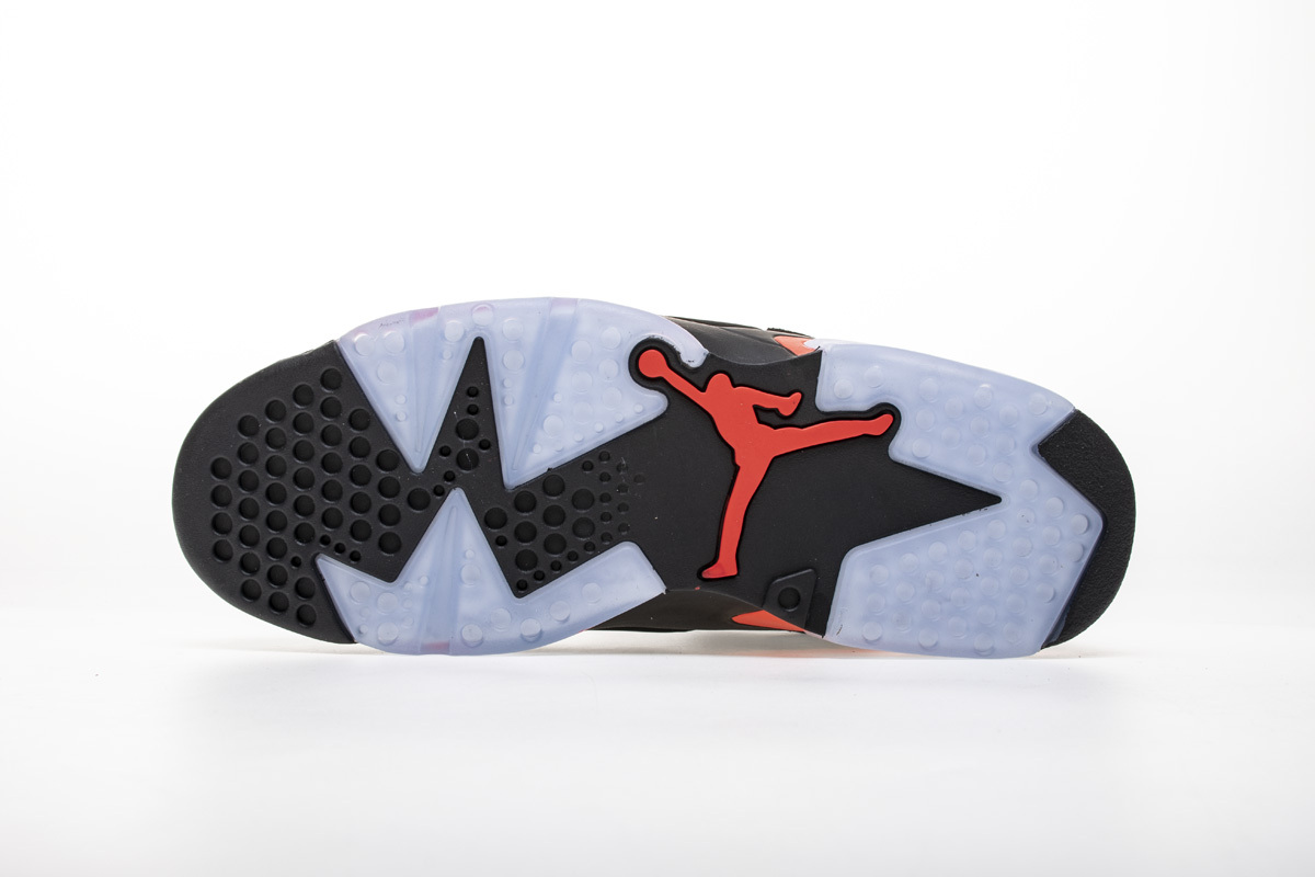  Air Jordan 6 Retro Black Infrared 384664-060
