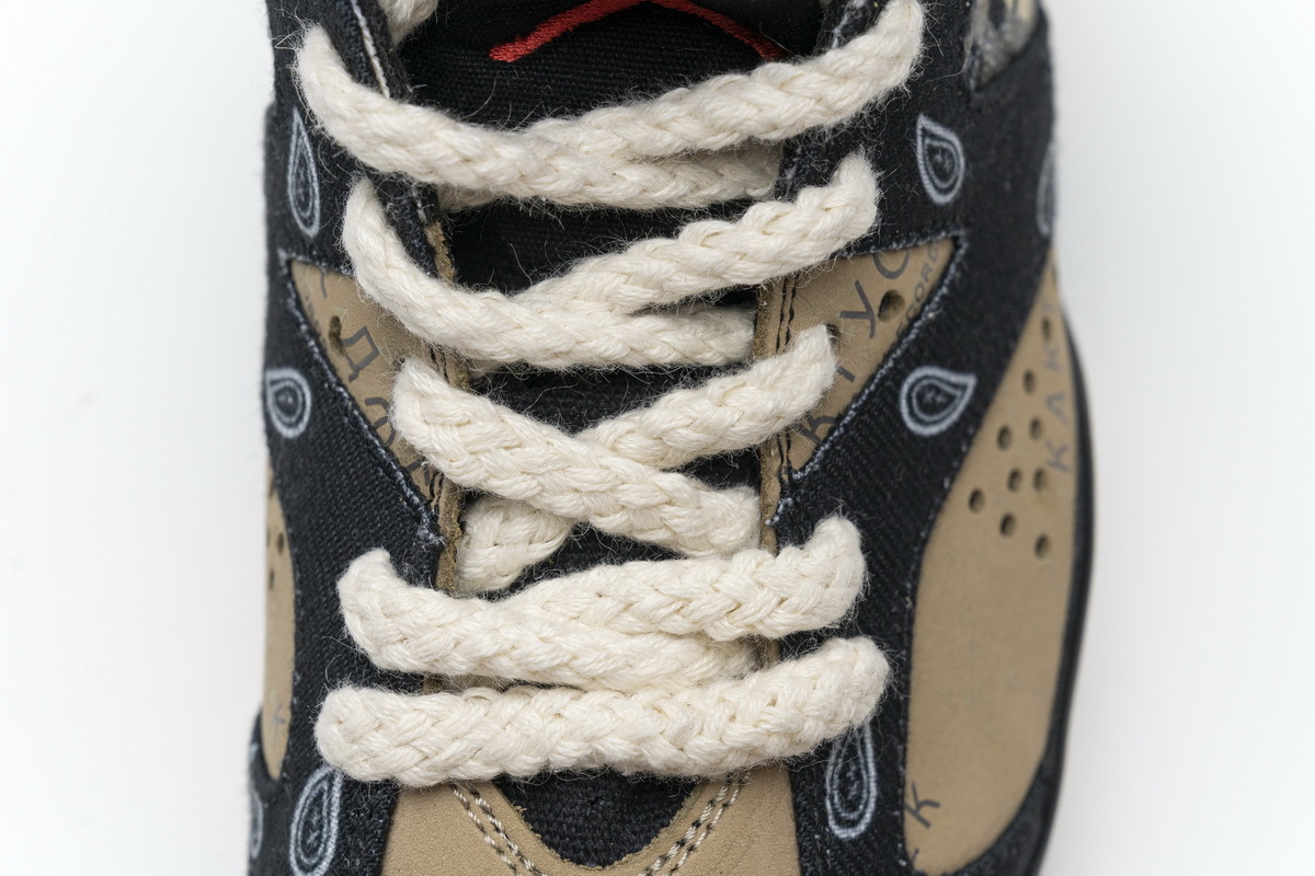  Travis Scott x Air Jordan 6 Jackboys Brown Black CT5058-001