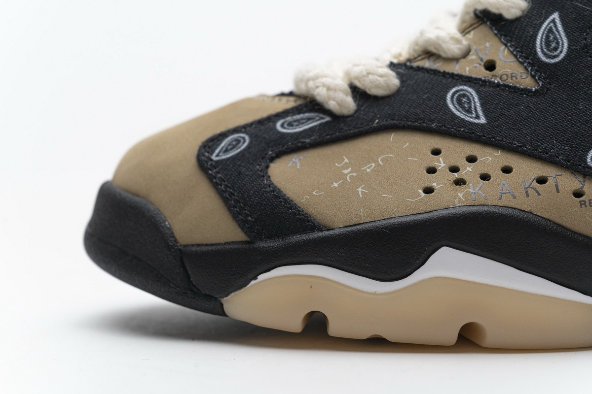  Travis Scott x Air Jordan 6 Jackboys Brown Black CT5058-001