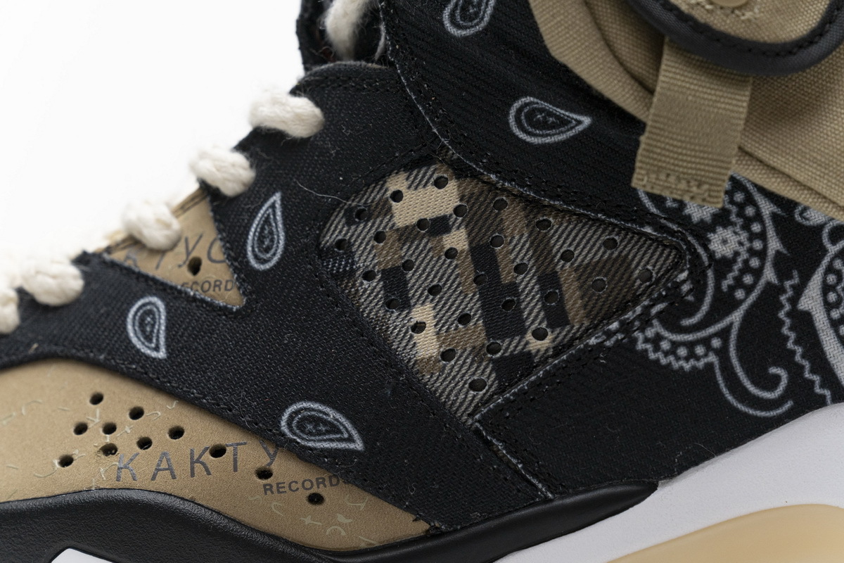  Travis Scott x Air Jordan 6 Jackboys Brown Black CT5058-001