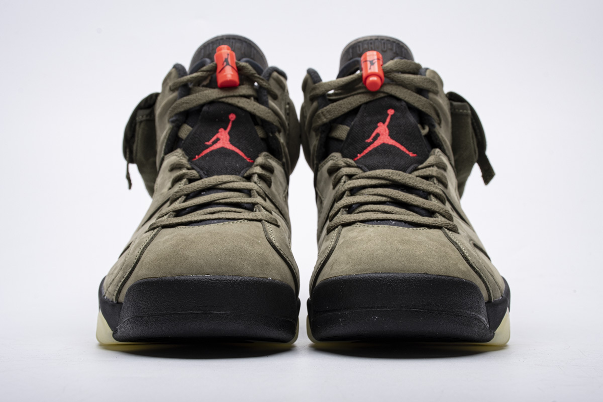 Pkgod Air Jordan 6 Retro Travis Scott Medium Olive