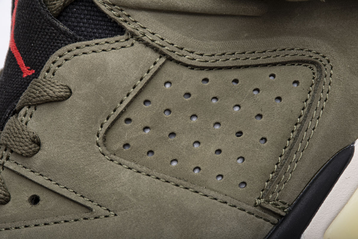 Pkgod Air Jordan 6 Retro Travis Scott Medium Olive
