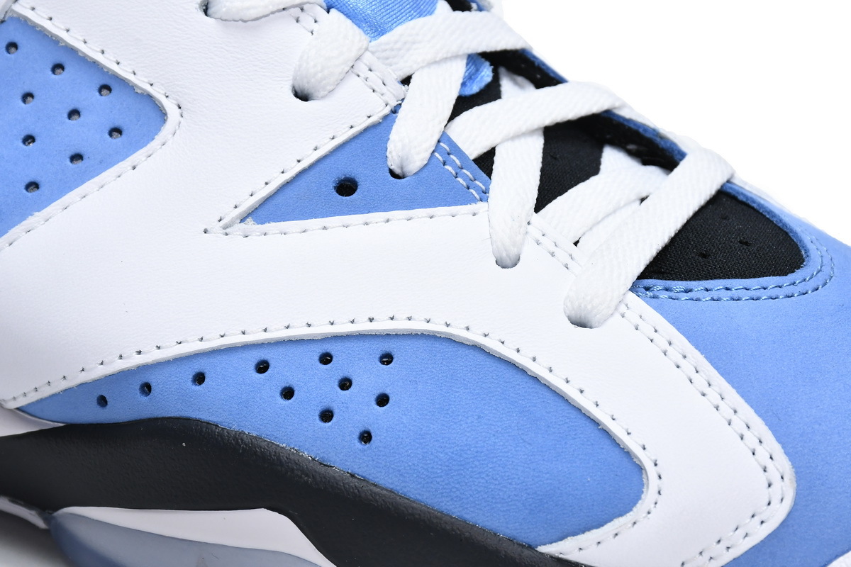 Pkgod Air Jordan 6 Retro UNC White