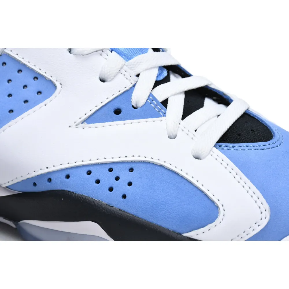 Pkgod Air Jordan 6 Retro UNC White