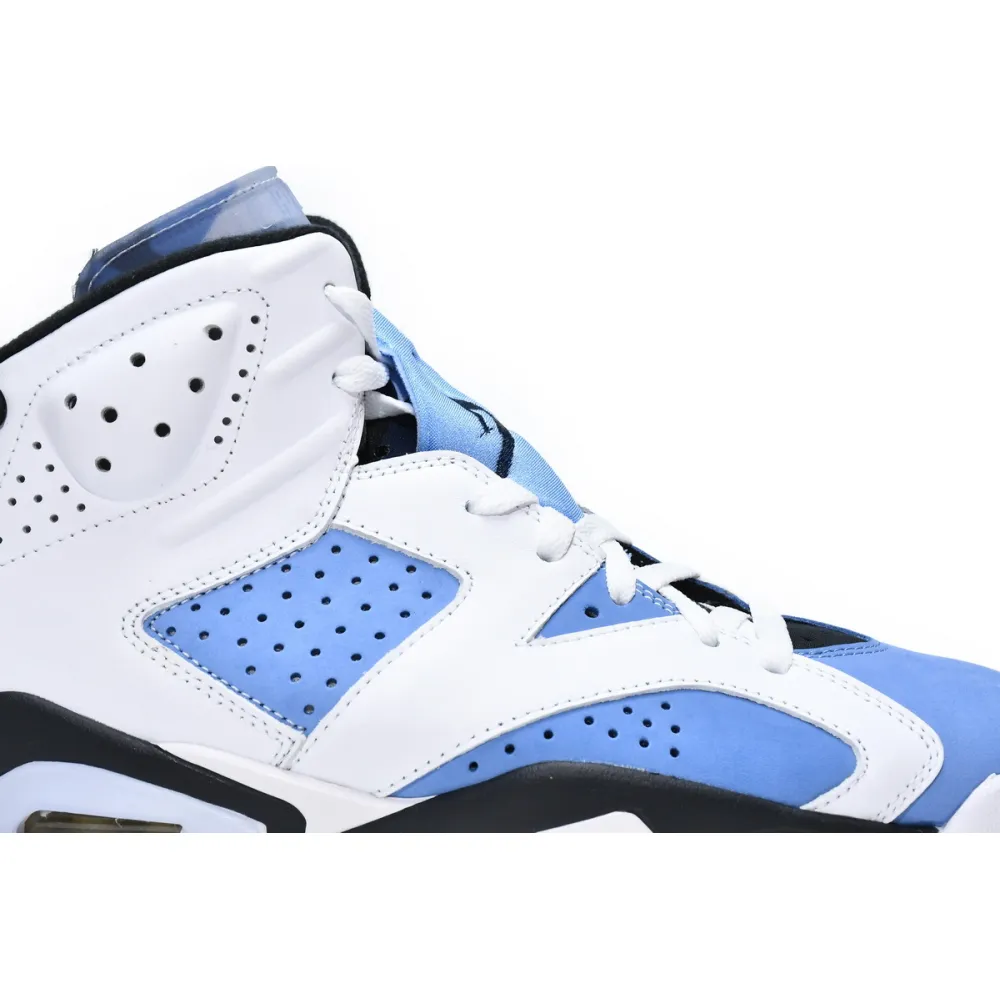 Pkgod Air Jordan 6 Retro UNC White