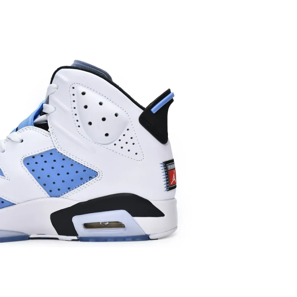 Pkgod Air Jordan 6 Retro UNC White