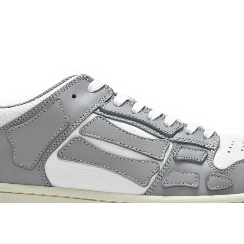 Pkgod AMIRI Skel Panelled Top Low Whtie Grey