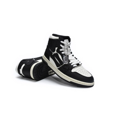  Pkgod AMIRI Skel Top High Black White 02