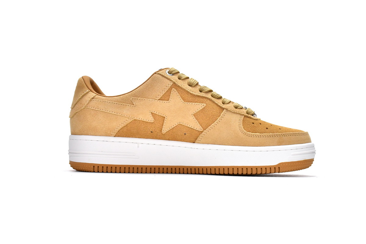     A Bathing Ape Bape Sta Beige Suede