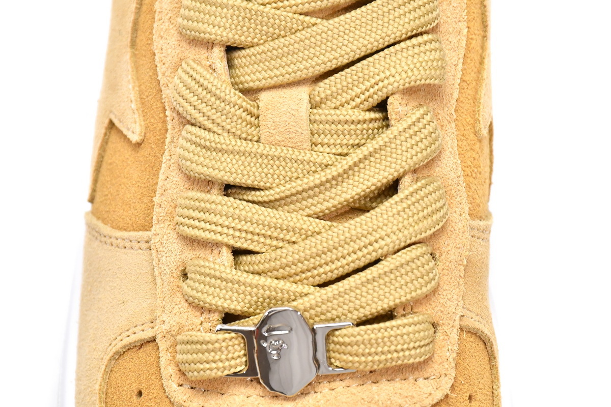     A Bathing Ape Bape Sta Beige Suede