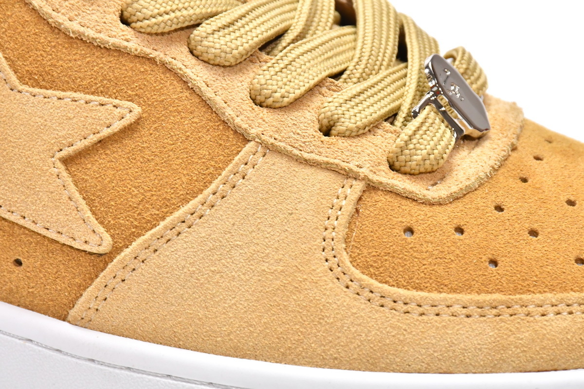    A Bathing Ape Bape Sta Beige Suede
