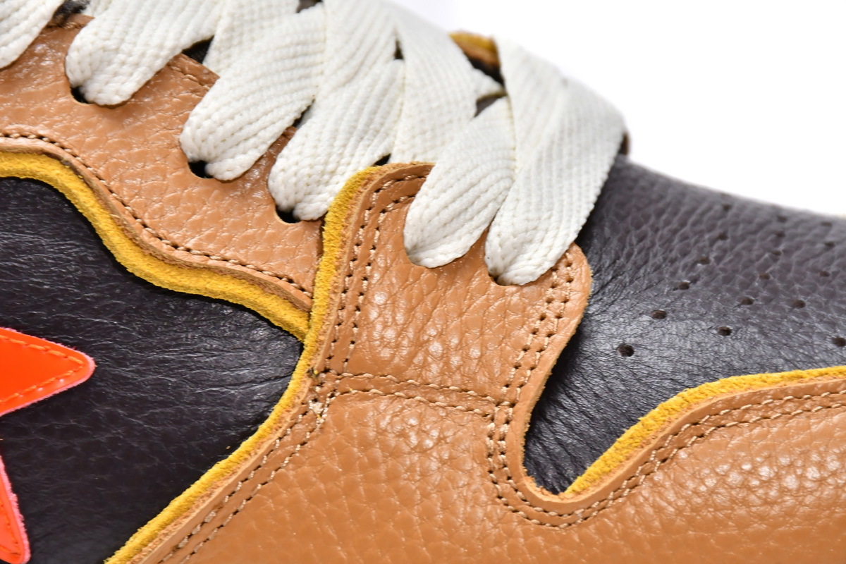 Pkgod Bape Sk8 Sta Low Black brown red