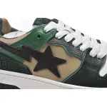 Zafa Wear Bape Sk8 Sta Low Castle Peak black green