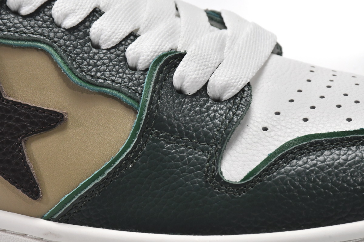 Pkgod Bape Sk8 Sta Low Castle Peak black green