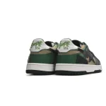 Zafa Wear Bape Sk8 Sta Low Castle Peak black green