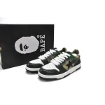 Zafa Wear Bape Sk8 Sta Low Castle Peak black green