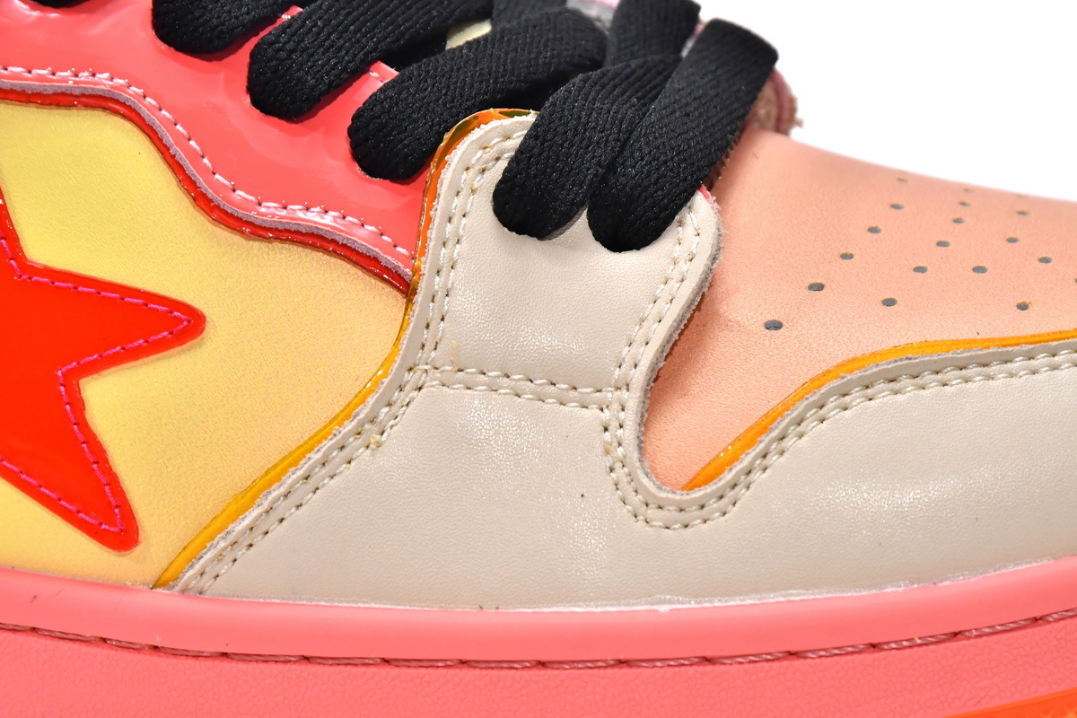 Pkgod Bape Sk8 Sta Low Gradient orange