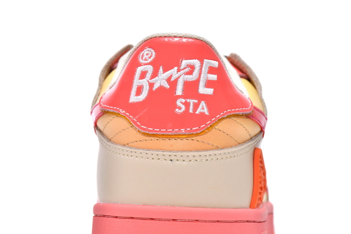 Pkgod Bape Sk8 Sta Low Gradient orange