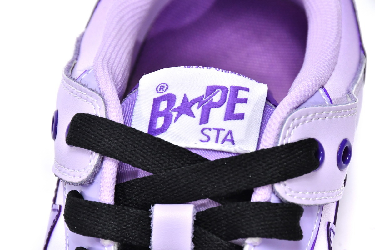 Pkgod Bape Sk8 Sta Low Gradient purple