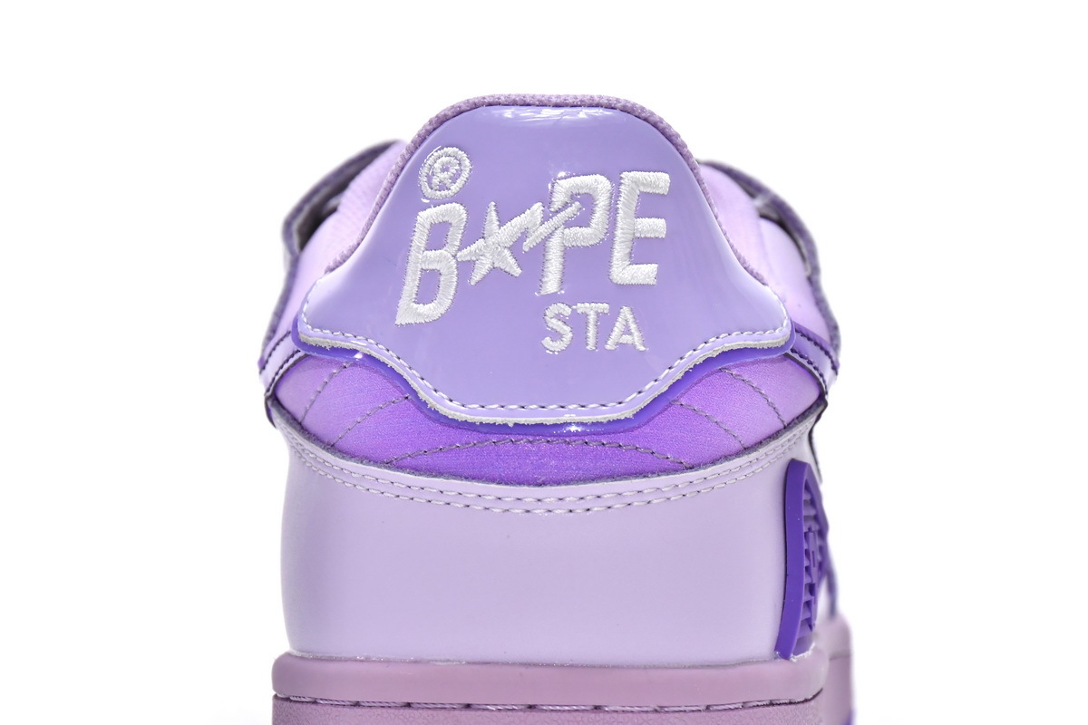 Pkgod Bape Sk8 Sta Low Gradient purple