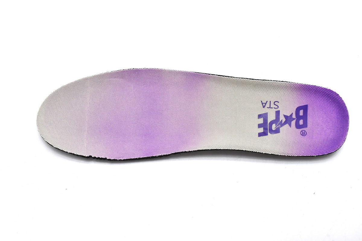 Pkgod Bape Sk8 Sta Low Gradient purple