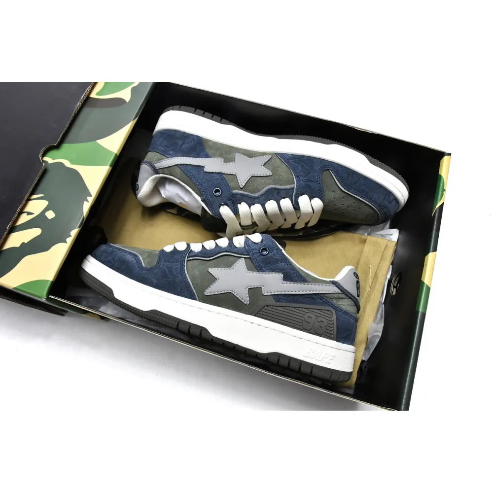 Pkgod Bape Sk8 Sta Low Military green