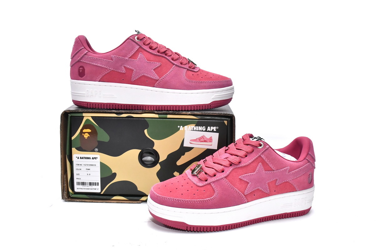 Pkgod Bape Sk8 Sta Low Pink