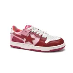 Zafa Wear Bape Sk8 Sta Low Qingshan white red