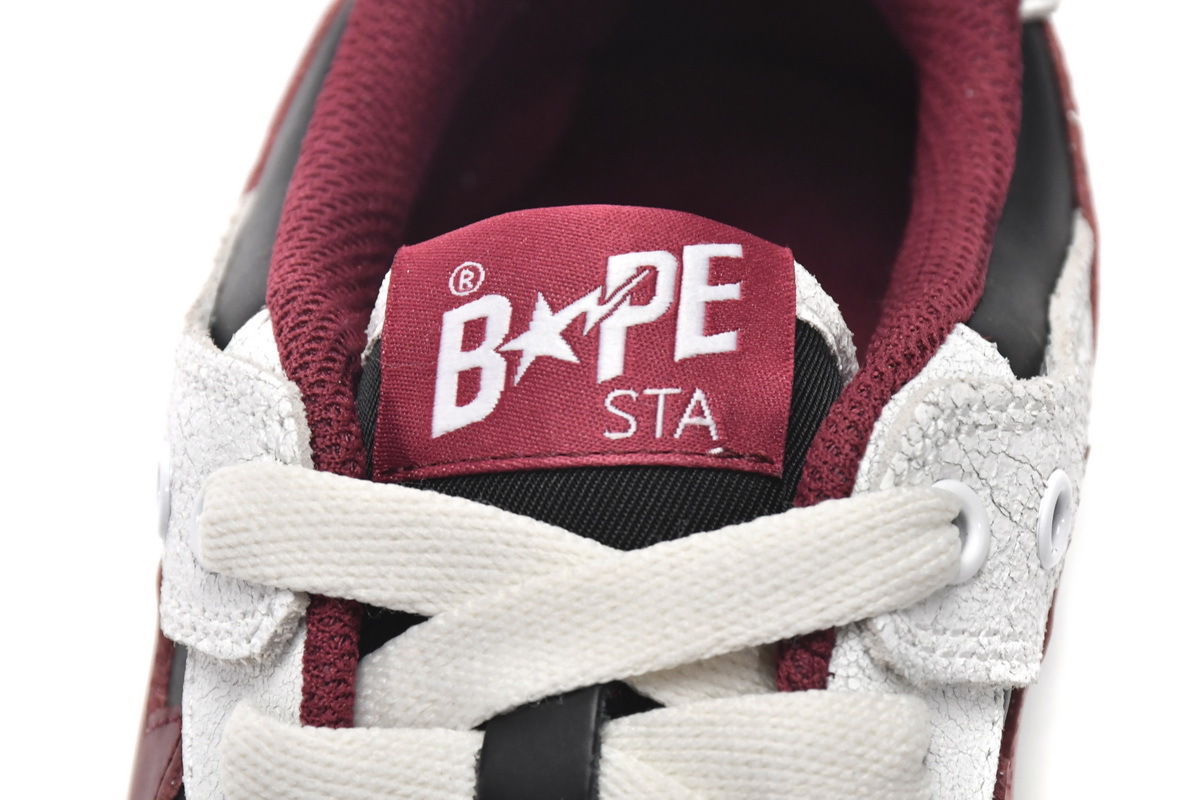 Pkgod Bape Sk8 Sta Low Red Grey