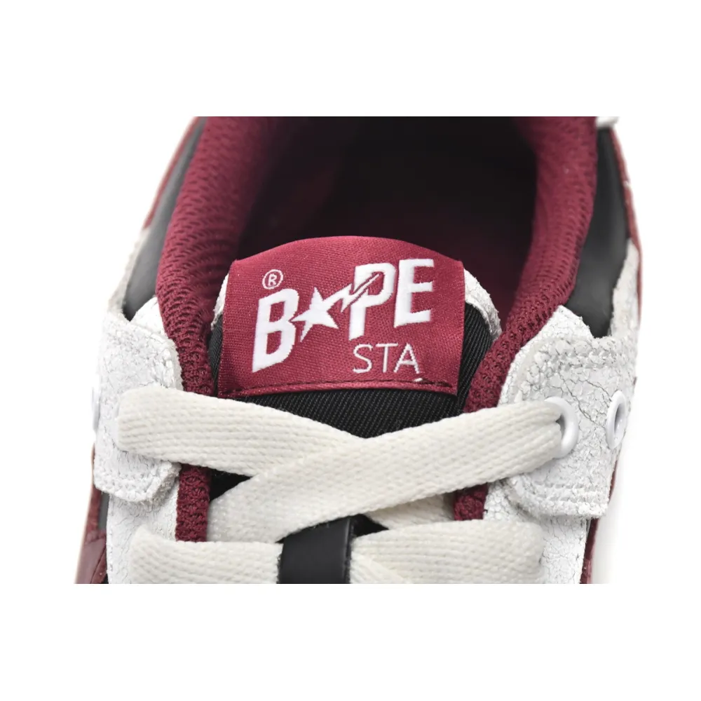 Zafa Wear Bape Sk8 Sta Low Red Grey