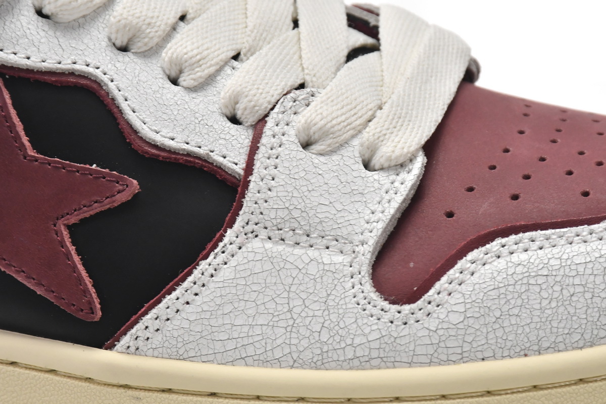 Pkgod Bape Sk8 Sta Low Red Grey