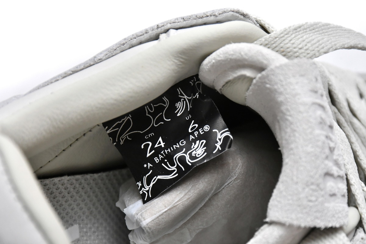 Pkgod Bape Sk8 Sta Low White