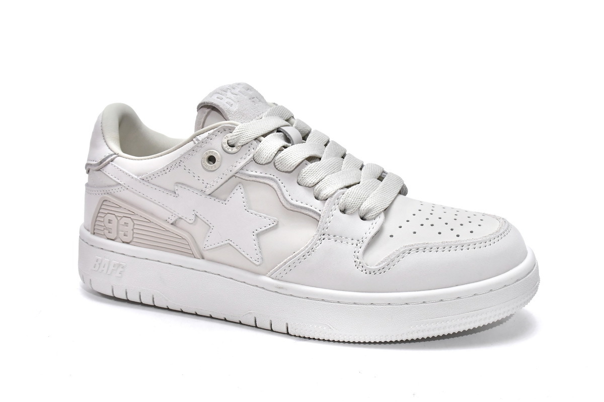 Pkgod Bape Sk8 Sta Low White