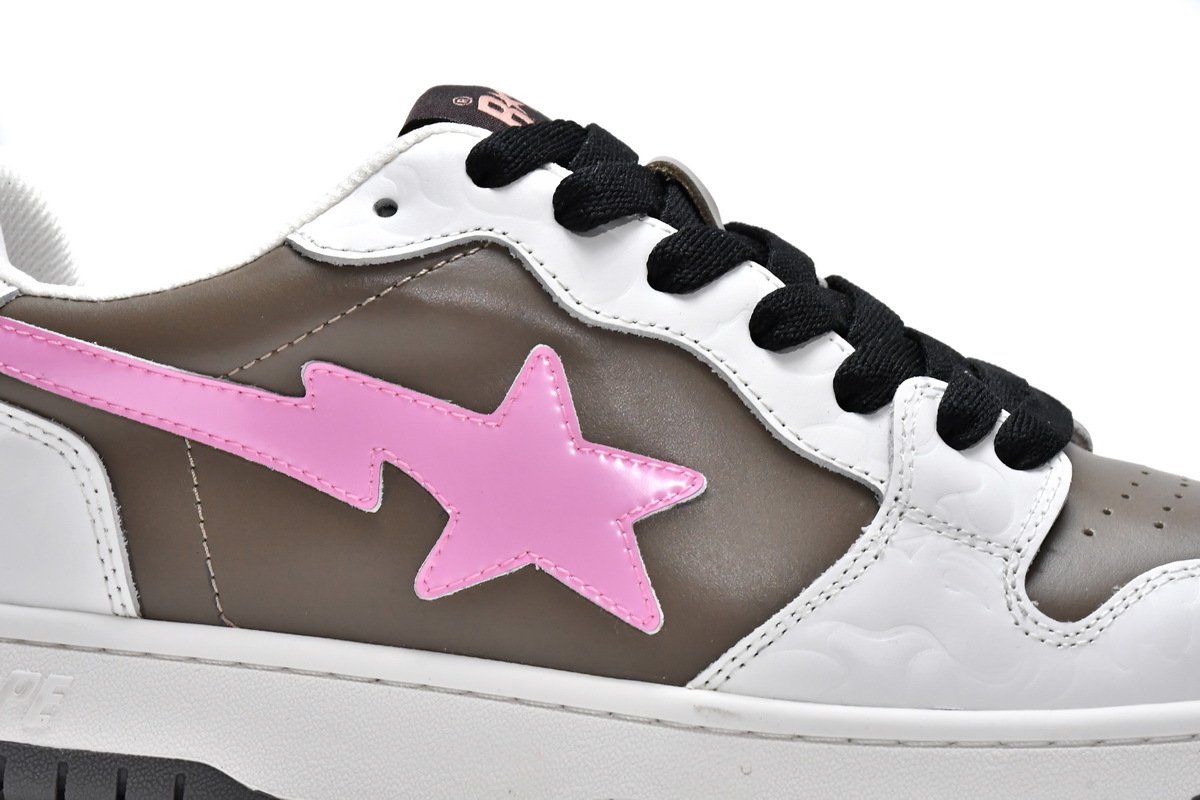 Pkgod Bape Sk8 Sta Low White brown