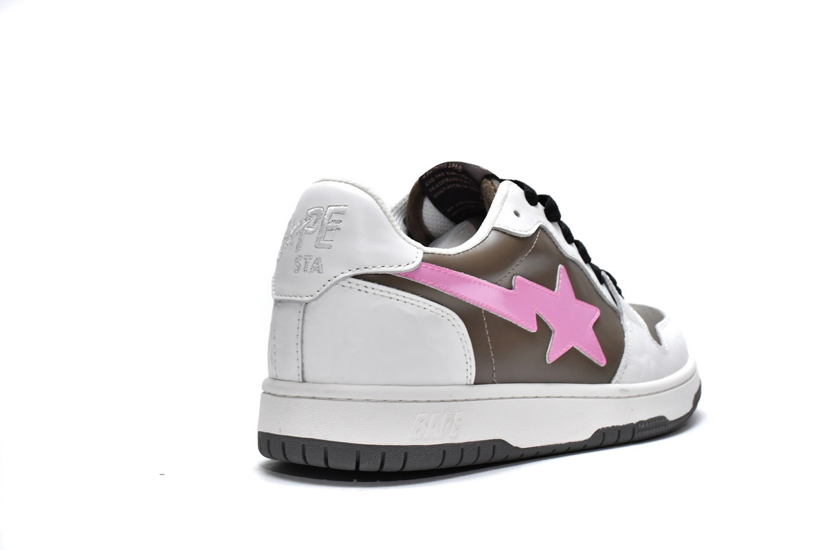 Pkgod Bape Sk8 Sta Low White brown